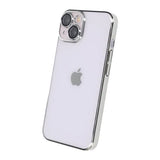 iPhone 15 Kuori Glitter Läpinäkyvä Iskunkestävä Hopea