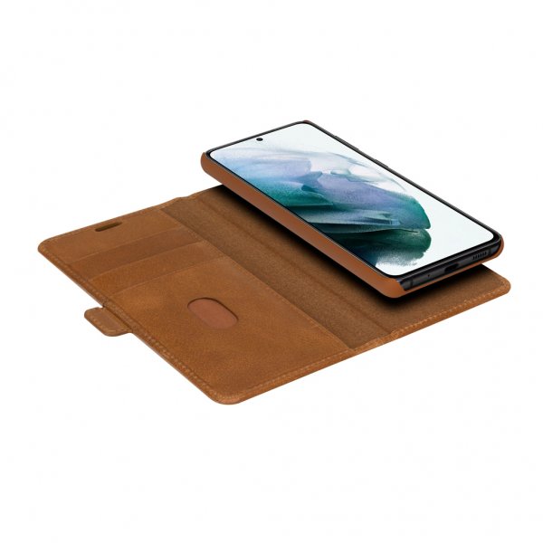 dbramante1928 Samsung Galaxy S21 Plus Fodral Lynge Irrotettava Kuori Tan