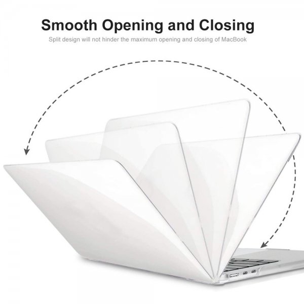Enkay MacBook Air 15 M2 (A2941)/M3 (A3114) kuori kovaa muovia harmaa