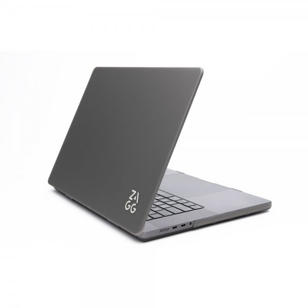 ZAGG MacBook Pro 16 M1 (A2485)/M2 (A2780)/M3 (A2991) -suojakotelo, Hardshell, Smoke