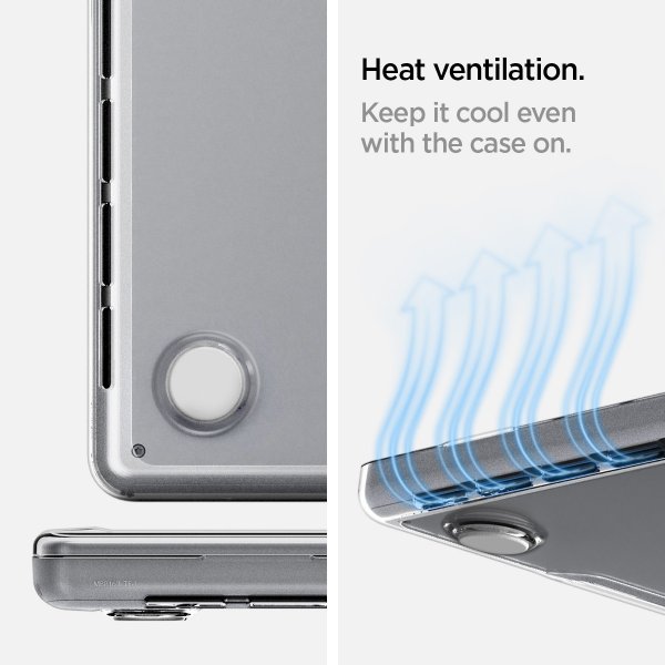 Spigen MacBook Pro 16 M1 (A2485)/M2 (A2780)/M3 (A2991) Thin Fit Crystal Clear -suojakuori