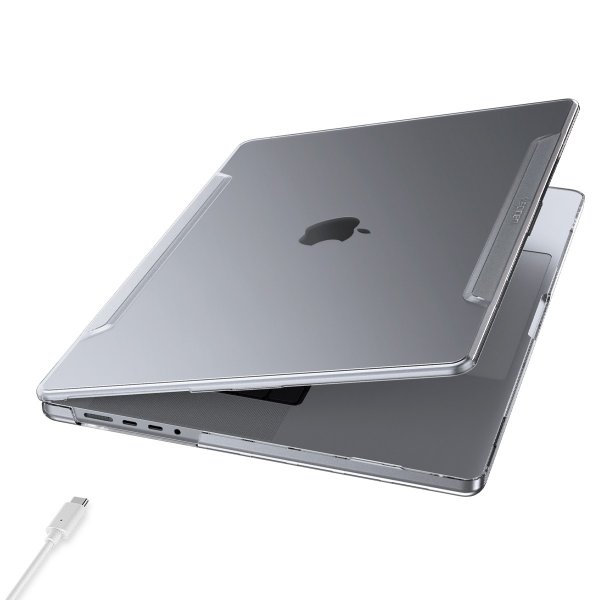 Spigen MacBook Pro 16 M1 (A2485)/M2 (A2780)/M3 (A2991) Thin Fit Crystal Clear -suojakuori