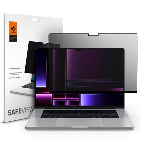 Spigen MacBook Pro 16 M1/M2/M3/M4 Näytönsuoja Safe View