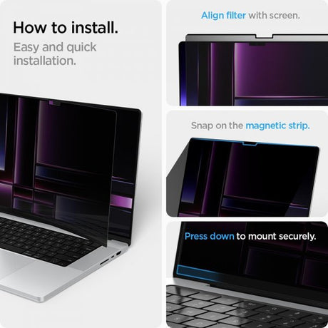 Spigen MacBook Pro 16 M1/M2/M3/M4 Näytönsuoja Safe View