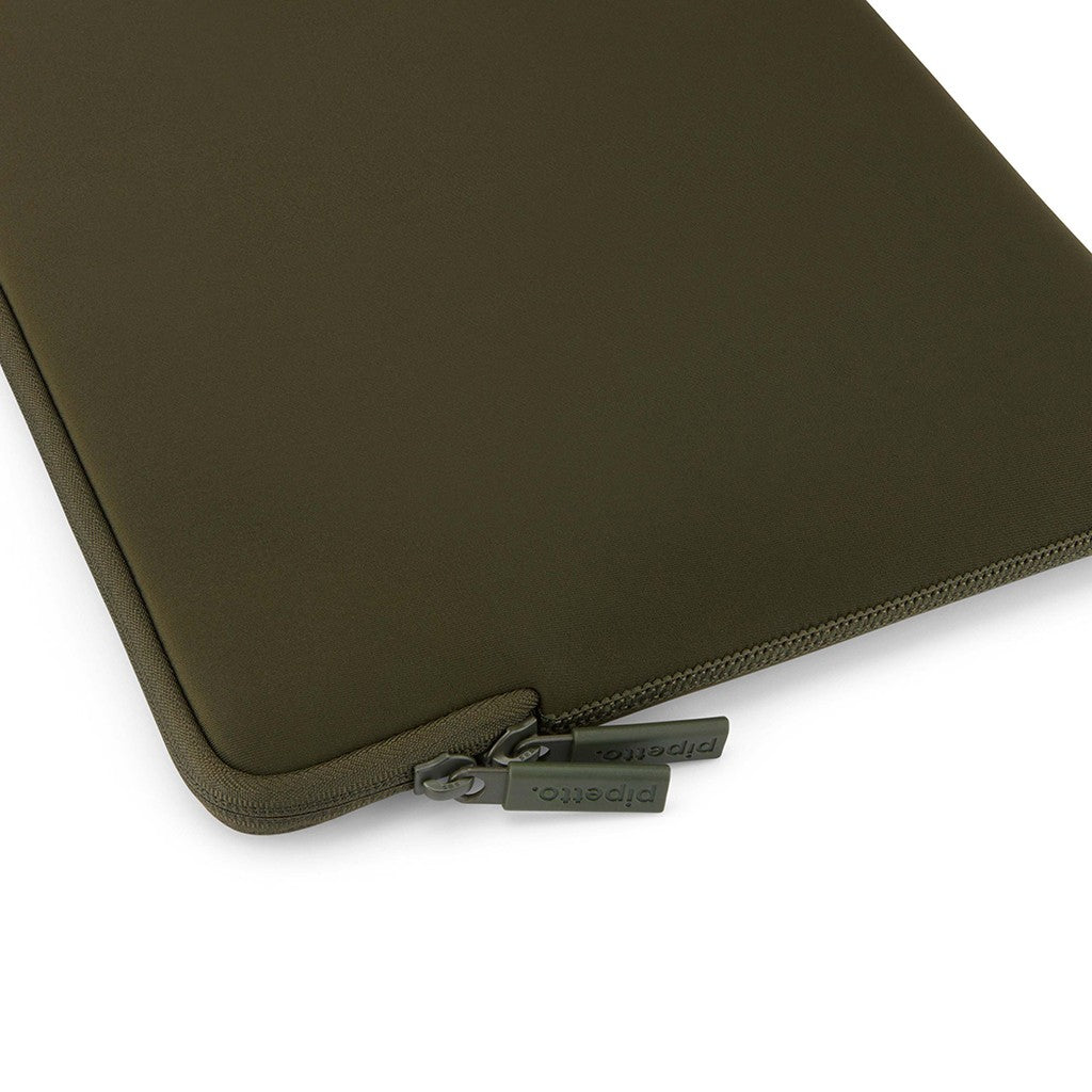 Pipetto Classic Fit Laptop Sleeve -kannettavan tietokoneen Sleeve 13/14" tummanvihreä