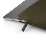 Pipetto Classic Fit Laptop Sleeve -kannettavan tietokoneen Sleeve 13/14" tummanvihreä