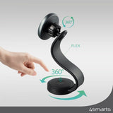 4smarts MagSafe Autoteline Qi2 Car Charging Set