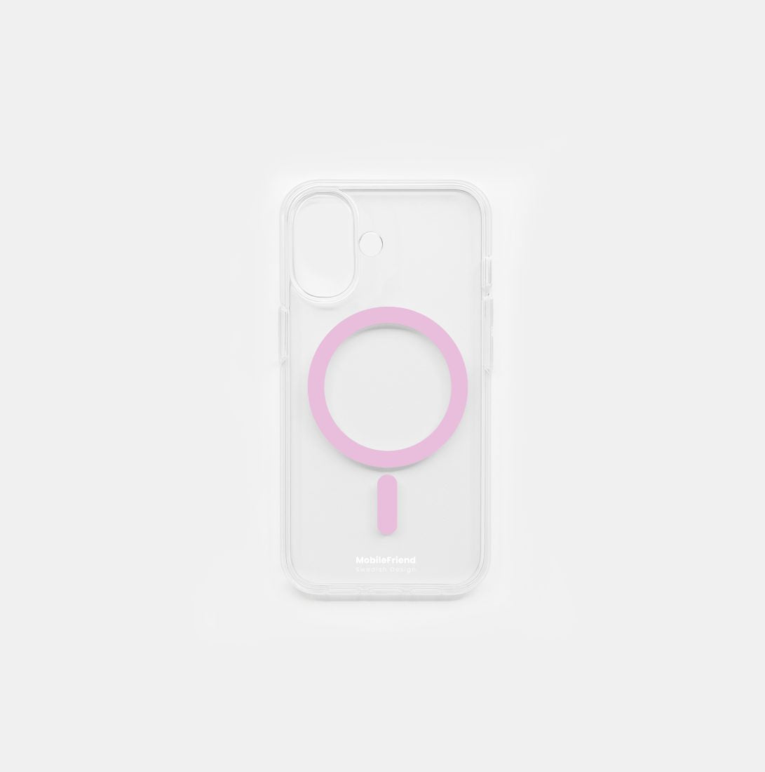 MobileFriend iPhone 16 Skal MagSafe Rosa