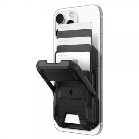 Spigen MagSafe Korttipidike Tough Armor Pro MagFit Musta