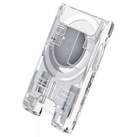 Spigen MagSafe-korttikotelo Ultra Hybrid Zero One MagFit, valkoinen