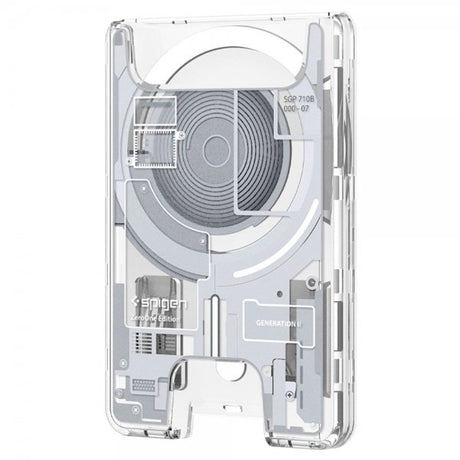 Spigen MagSafe-korttikotelo Ultra Hybrid Zero One MagFit, valkoinen