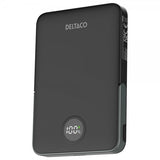 Deltaco MagSafe Powerbank jalustalla 5000 mAh 20W Musta
