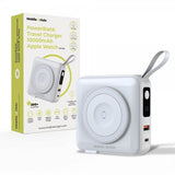 Mobile Origin MagSafe-varavirtalähde/matkalaturi Sisäänrakennetut kaapelit/Apple Watch -lataus Valkoinen