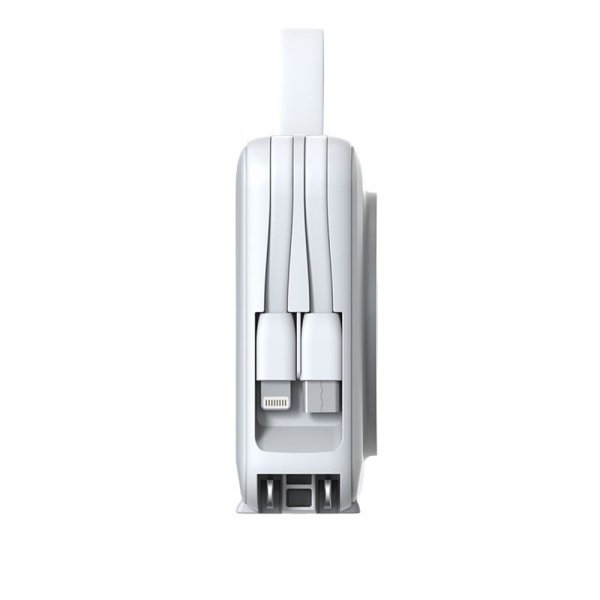 Mobile Origin MagSafe-varavirtalähde/matkalaturi Sisäänrakennetut kaapelit/Apple Watch -lataus Valkoinen
