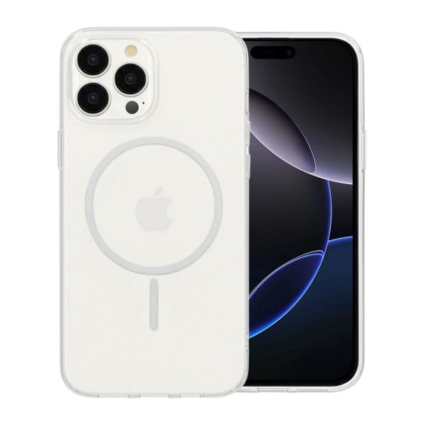 iPhone 16 Pro Kuoret TPU MagSafe Läpinäkyvä