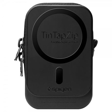 Spigen MagSafe-laukku, kannettava järjestäjäpussi, Tintap Zip MagFit, musta