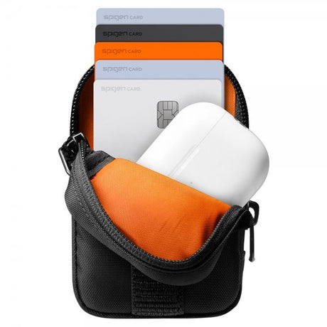 Spigen MagSafe-laukku, kannettava järjestäjäpussi, Tintap Zip MagFit, musta