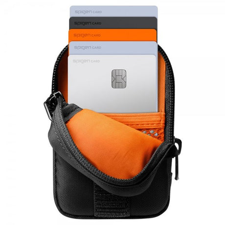 Spigen MagSafe-laukku, kannettava järjestäjäpussi, Tintap Zip MagFit, musta