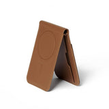 Mujjo Korttikotelo MagSafe Wallet Stand Tan