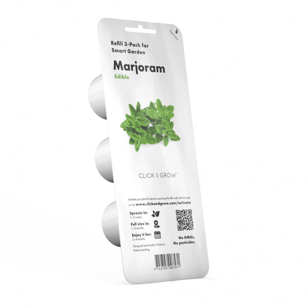 Click and Grow Smart Garden täyttöpakkaus 3 kpl - Meirami