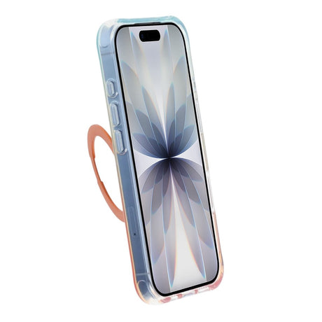 iPhone 17 Marmoroitu Kuori MagSafe-jalustalla Oranssi