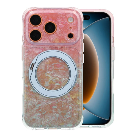 iPhone 17 Pro Max/iPhone 18 Pro Max Marmoroitu Kuori MagSafe-jalustalla Sininen