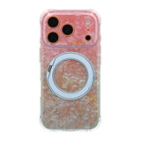 iPhone 17 Pro/iPhone 18 Pro Kuori marmoroitu MagSafe-teline Sininen