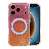 iPhone 17 Pro/iPhone 18 Pro Kuori marmoroitu MagSafe-teline Violetti
