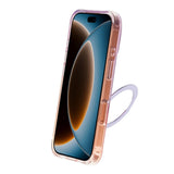 iPhone 17 Pro/iPhone 18 Pro Kuori marmoroitu MagSafe-teline Violetti