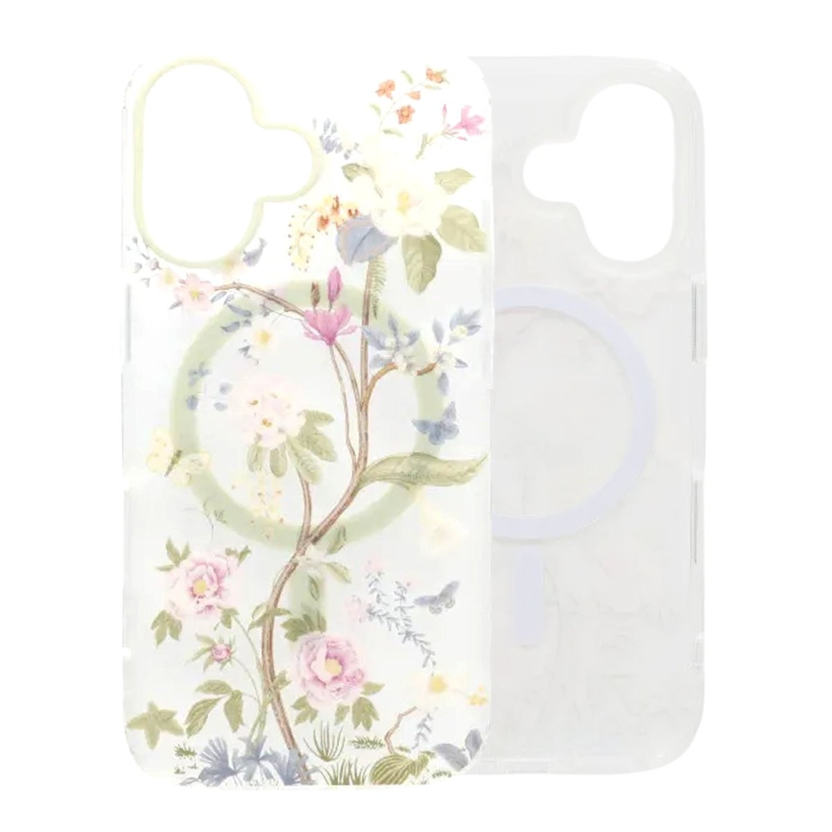 iPhone 17 Kuori Floral Matte MagSafe Beige