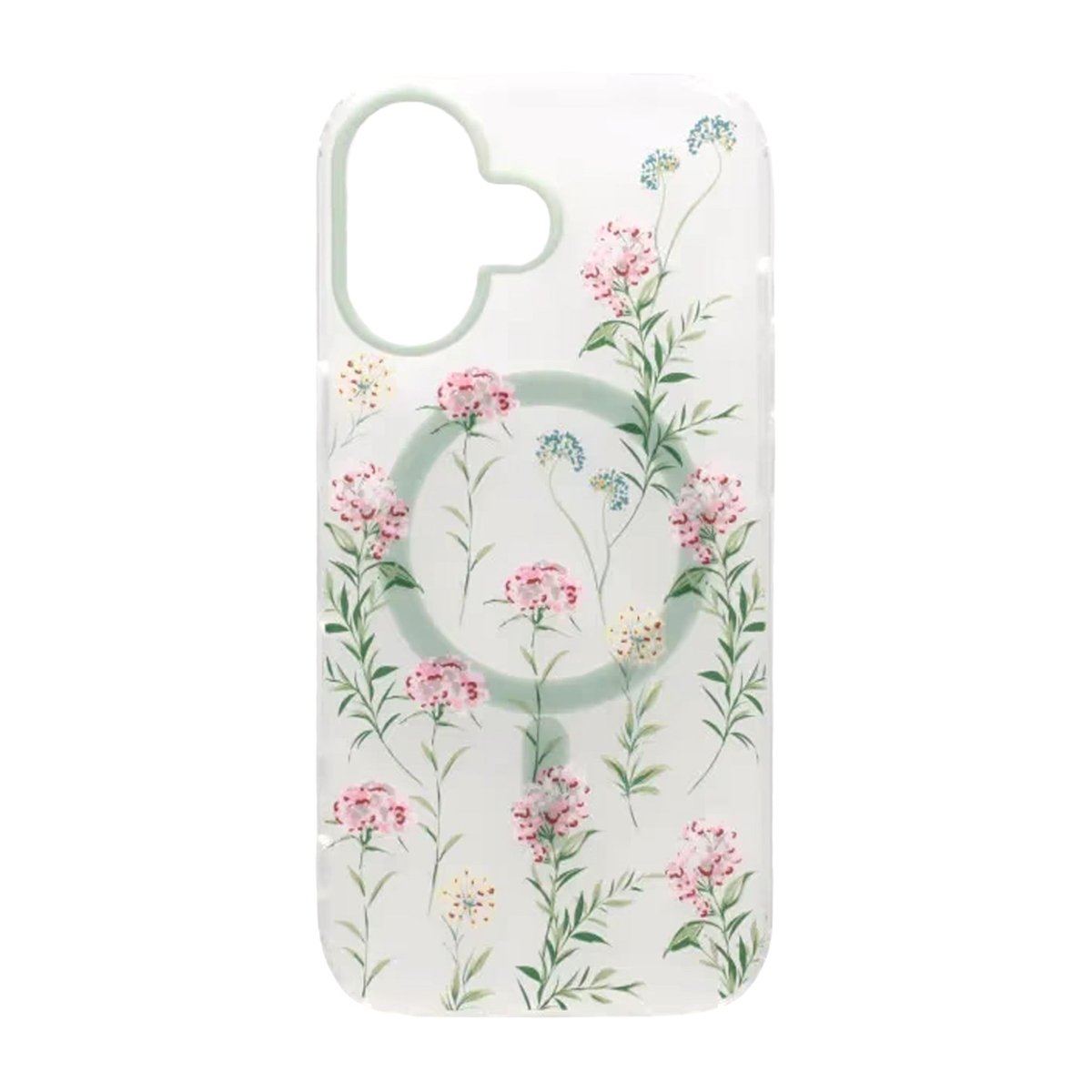 iPhone 17 Kuori Floral Matte MagSafe Vihreä