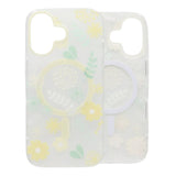 iPhone 17 Kuori Floral Matte MagSafe Keltainen