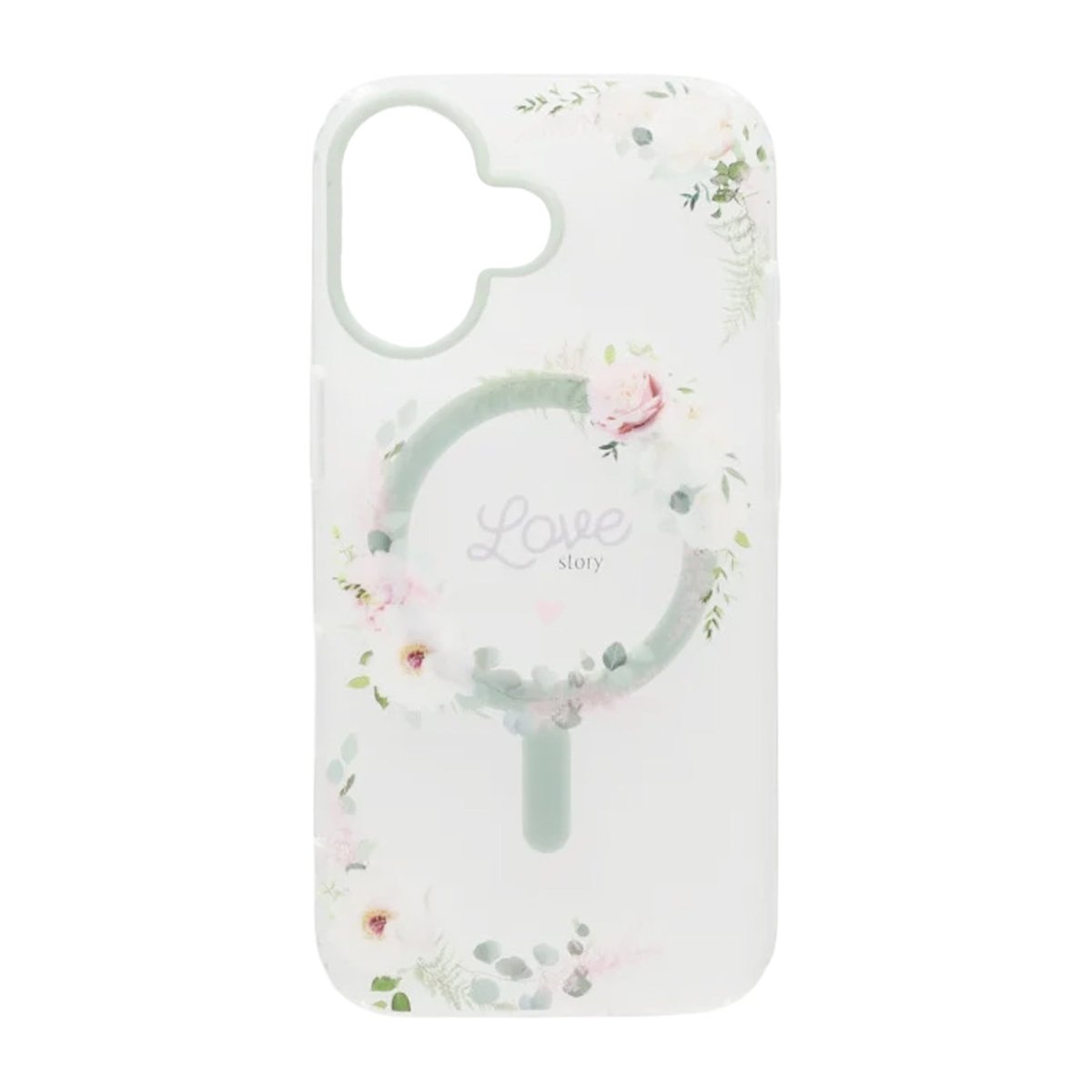 iPhone 17 Kuori Floral Matte MagSafe Love Story