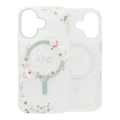 iPhone 17 Kuori Floral Matte MagSafe Love Story