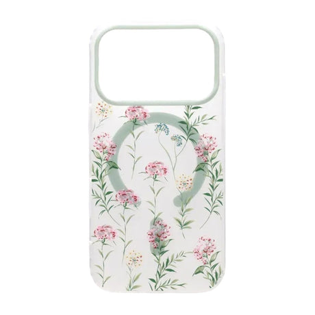 iPhone 17 Pro Kuori Floral Matte MagSafe Vihreä