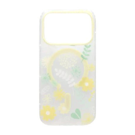 iPhone 17 Pro Kuori Floral Matte MagSafe Keltainen
