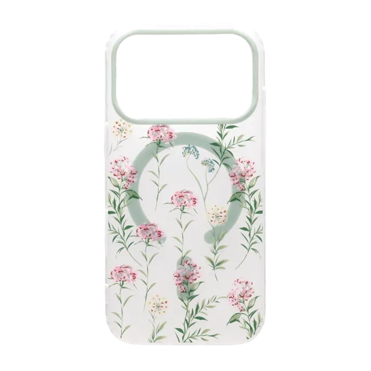 iPhone 17 Pro Max Kuori Floral Matte MagSafe Vihreä