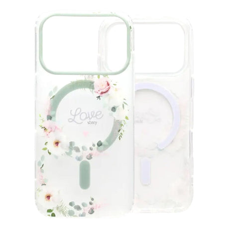 iPhone 17 Pro Max Kuori Floral Matte MagSafe Love Story
