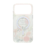 iPhone 17 Pro Kuori Floral Matte MagSafe Oranssi