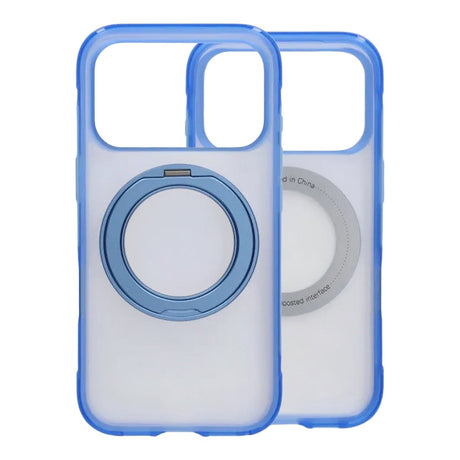 iPhone 17 Pro Max/iPhone 18 Pro Max Kuori mattapintaisella MagSafe-rengastelineellä Sininen