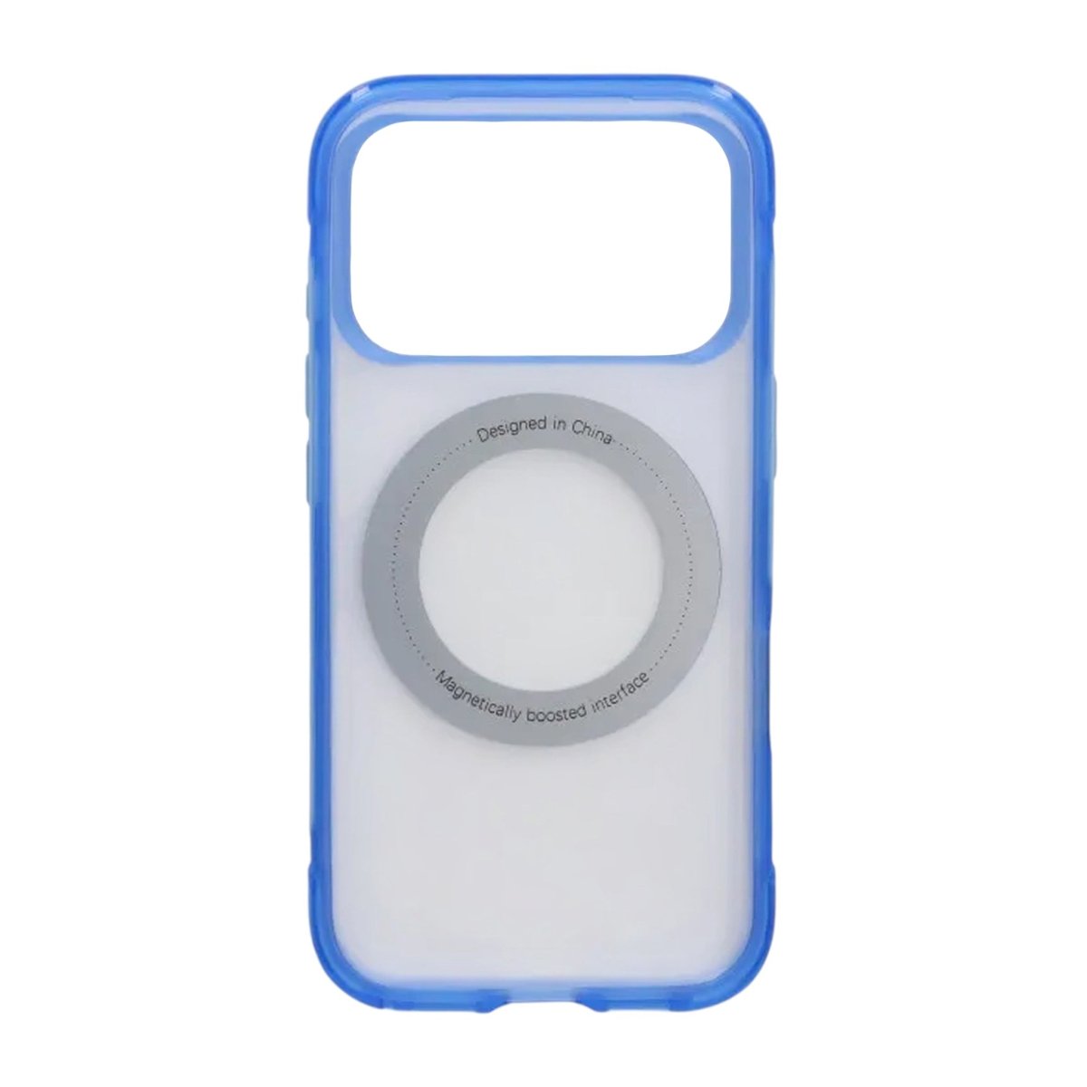 iPhone 17 Pro Max/iPhone 18 Pro Max Kuori mattapintaisella MagSafe-rengastelineellä Sininen