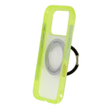 iPhone 17 Pro Max/iPhone 18 Pro Max Kuori mattapintaisella MagSafe-rengastelineellä Keltainen