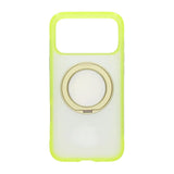 iPhone 17 Pro Max/iPhone 18 Pro Max Kuori mattapintaisella MagSafe-rengastelineellä Keltainen