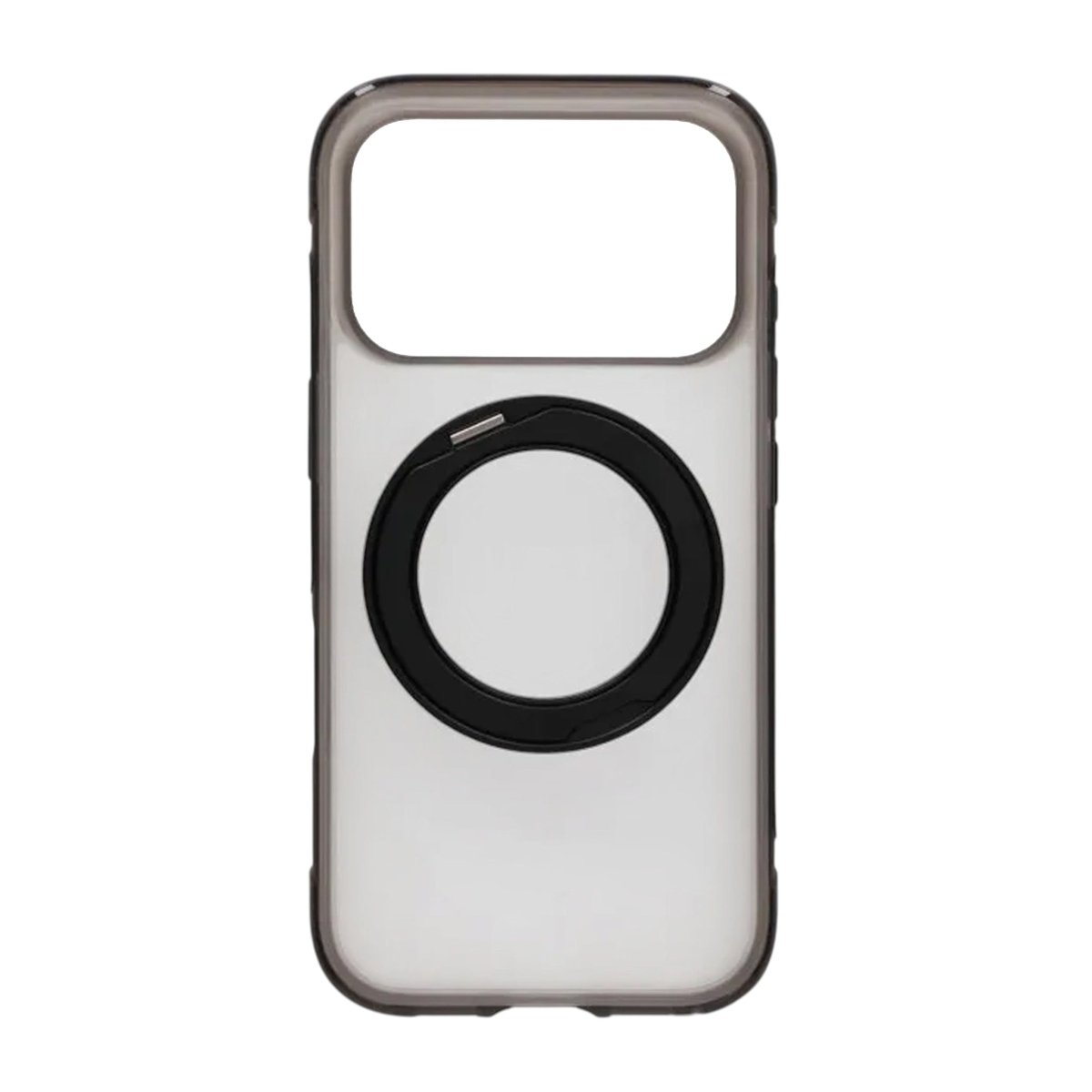 iPhone 17 Pro Max/iPhone 18 Pro Max Kuori mattapintaisella MagSafe-rengastelineellä Musta