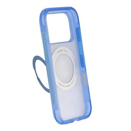 iPhone 17 Pro/iPhone 18 Pro Kuori mattapintainen rengasteline MagSafe Sininen