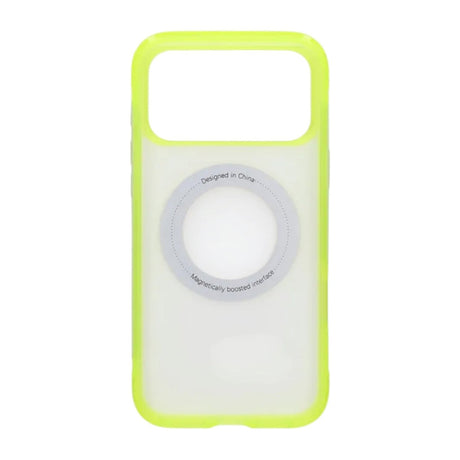 iPhone 17 Pro/iPhone 18 Pro Kuori mattapintainen rengasteline MagSafe Keltainen