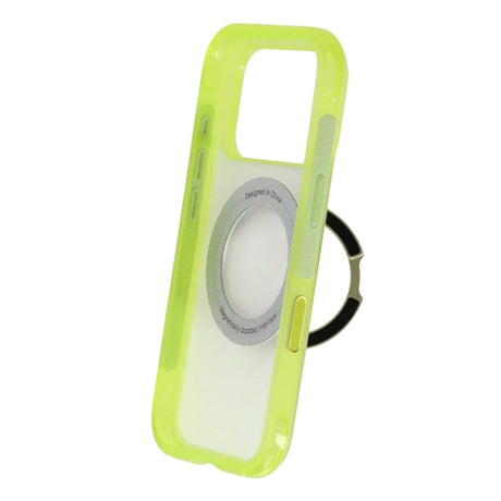iPhone 17 Pro/iPhone 18 Pro Kuori mattapintainen rengasteline MagSafe Keltainen