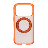 iPhone 17 Pro/iPhone 18 Pro Kuori mattapintainen rengasteline MagSafe Oranssi