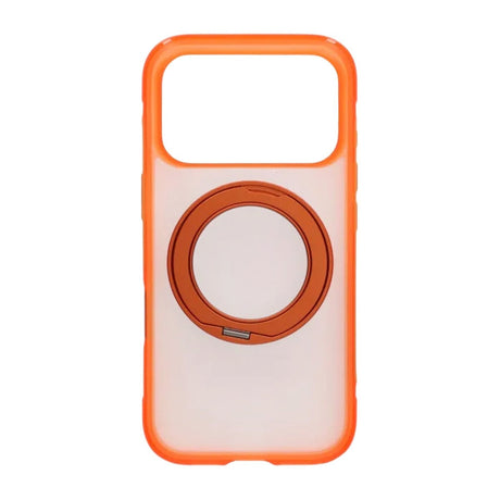 iPhone 17 Pro/iPhone 18 Pro Kuori mattapintainen rengasteline MagSafe Oranssi