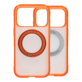 iPhone 17 Pro/iPhone 18 Pro Kuori mattapintainen rengasteline MagSafe Oranssi